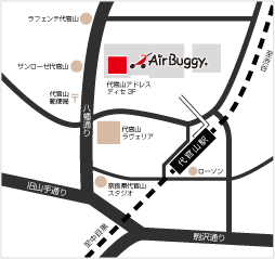 代官山店MAP