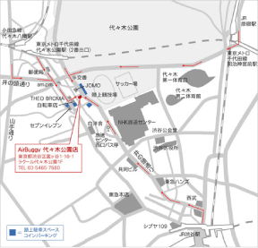 代々木公園店MAP
